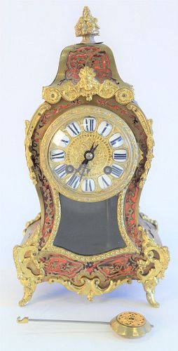 LOUIS XV STYLE BOUILLE CLOCK WITH 37a13c
