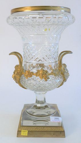FRENCH CRYSTAL AND GILT BRONZE 37a13f
