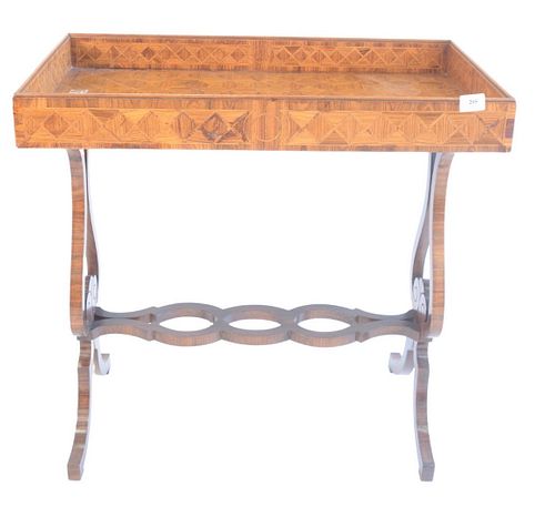 VICTORIAN STYLE BAR TABLE, WITH