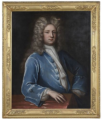 BRITISH SCHOOL PORTRAIT 18th century Gentleman 37a19b