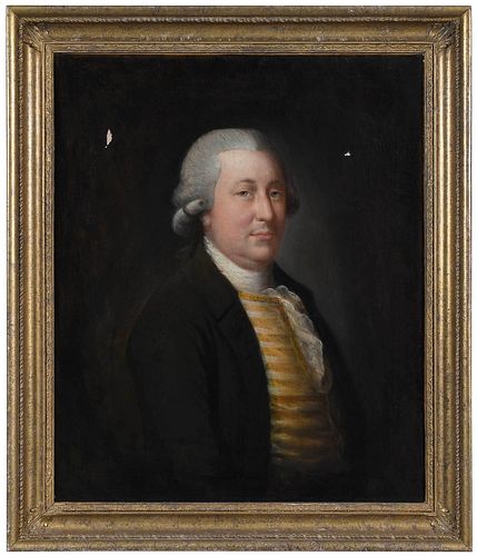 BRITISH SCHOOL PORTRAIT 18th century Gentleman 37a1ab