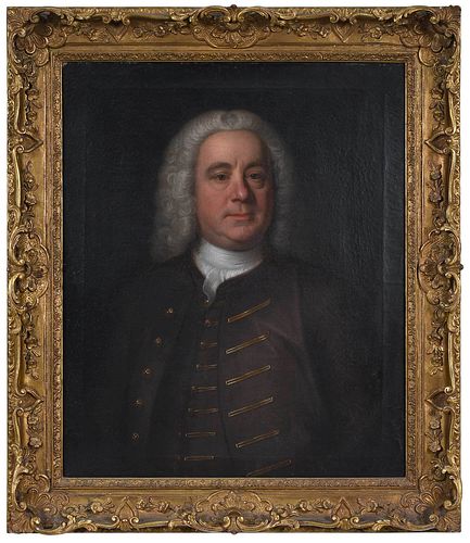 BRITISH SCHOOL PORTRAIT 18th century Gentleman 37a1ad