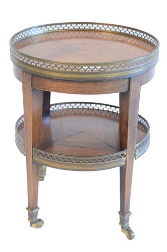 CONTINENTAL TWO SHELF SIDE TABLE,