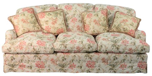 PAIR OF BENNISON UPHOLSTERED CUSTOM 37a243