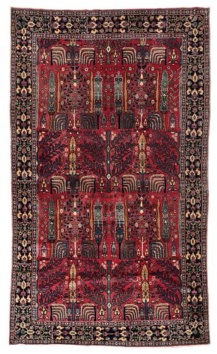 KERMAN RUGmid 20th century, red