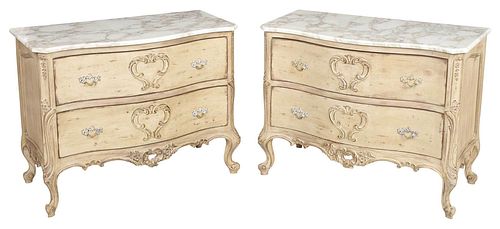 PAIR OF PROVINCIAL LOUIS XV STYLE
