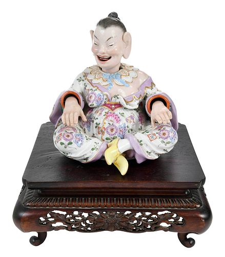 MEISSEN PORCELAIN NODDER FIGUREGerman,