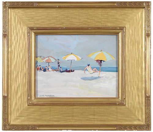 JANE PETERSON American 1876 1965 Beach 37a2f6