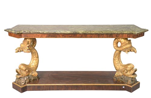 PIER TABLE HAVING SHAPED FAUX 37a320