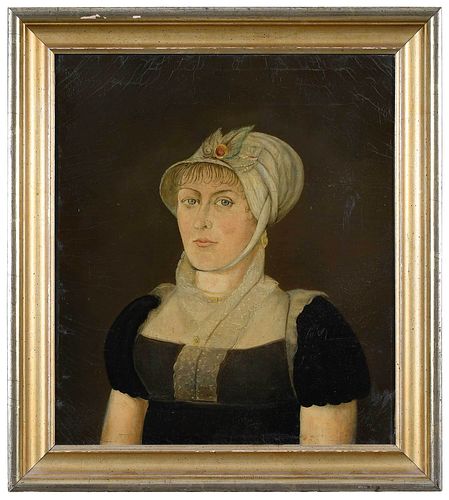 AMERICAN SCHOOL 19th century Lady 37a32d