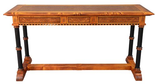 LINLEY CUSTOM CONSOLE TABLE, WITH