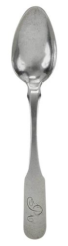 RARE ROBERT HAUGHTON COIN SILVER SPOON,