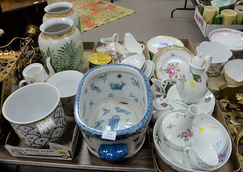 LARGE GROUP LOT OF PORCELAIN, TO INCLUDE