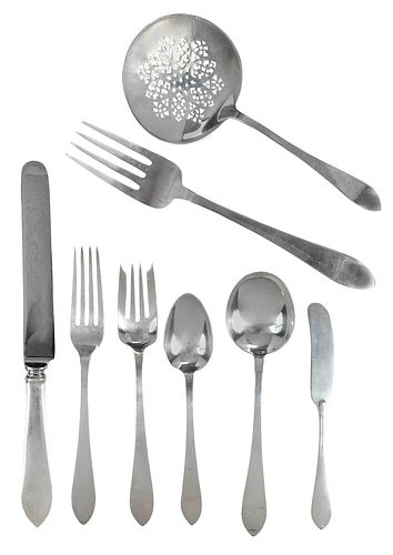 TIFFANY FANEUIL STERLING FLATWARE, 80