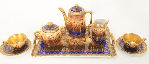 EIGHT PIECE GROUP OF ROYAL VIENNA 37a539