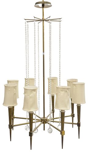 TOMMI PARZINGER EIGHT ARMED CHANDELIER  37a560