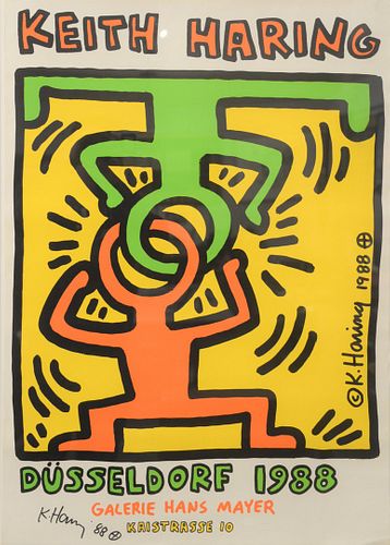 KEITH HARING SIGNED EXHIBITION 37a598