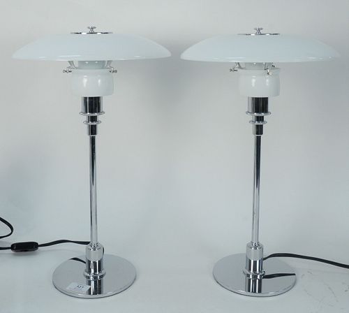 PAIR OF POUL HENNINGSEN TABLE LAMPS  37a5a1