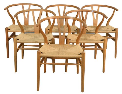 SET OF EIGHT CARL HANSEN WISHBONE