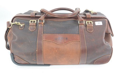 ORVIS LEATHER TRAVEL BAG LENGTH 37a63b