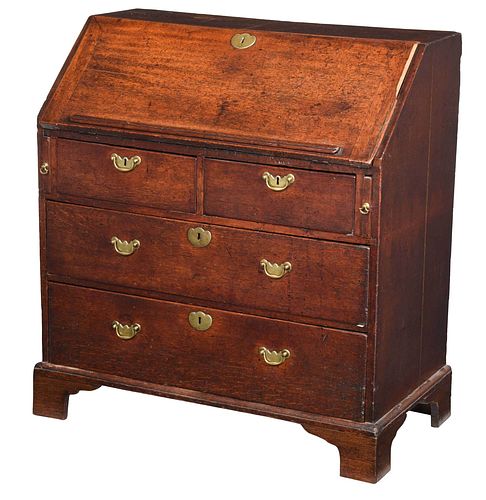 EARLY GEORGIAN OAK DESK IN OLD 37a681