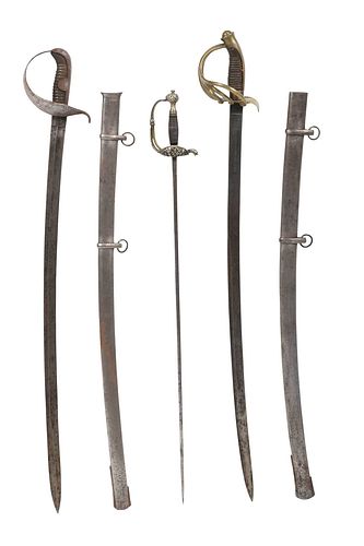 THREE SPANISH BLADED WEAPONSrapier  37a6a8