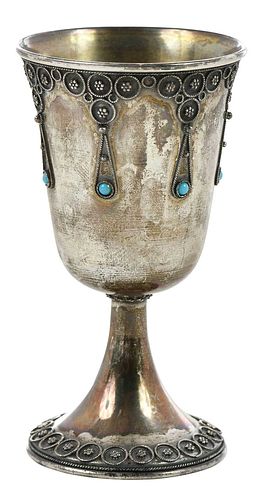 STANETSKY SILVER AND TURQUOISE