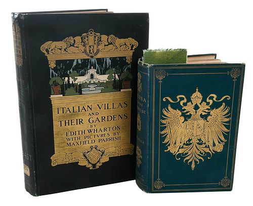 TWO BOOKS ON ITALIAN GARDENSItalian