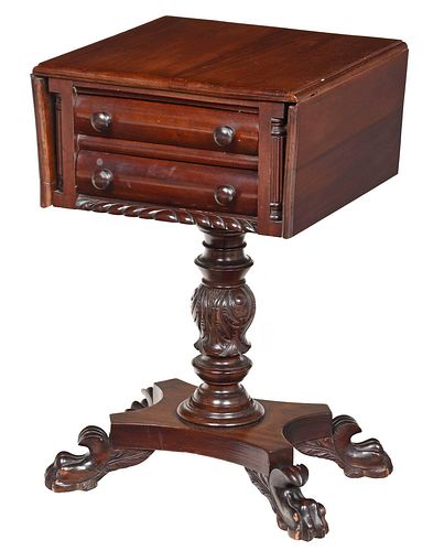 CLASSICAL STYLE CARVED MAHOGANY 37a755