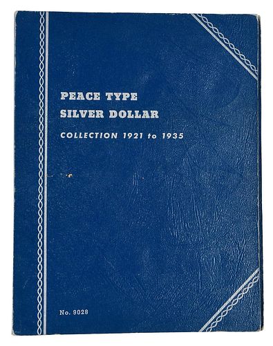 PEACE DOLLAR SET1921 through 1935-S,