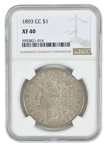 1893 CC MORGAN DOLLARfinal year 37a7c7