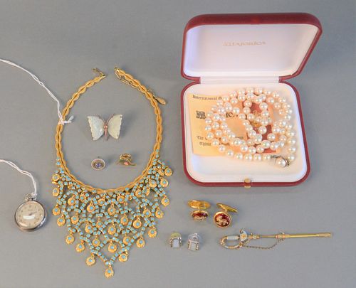 JEWELRY LOT TO INCLUDE MAJORICA 37a7f7