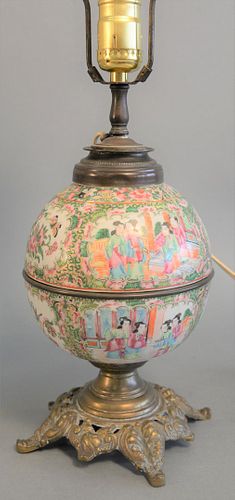 CHINESE ROSE MEDALLION BALL OIL