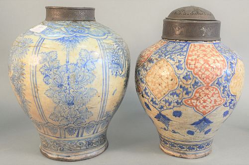 TWO EARLY JARS IN PERSIAN TASTE 37a854
