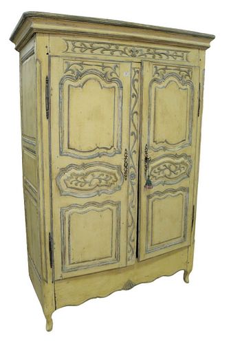 LOUIS XV FRUITWOOD ARMOIRE CABINET18TH 37a85e