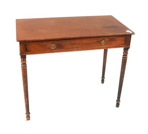 REGENCY MAHOGANY WRITING TABLE 37a8a4