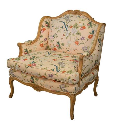 LOUIS XV STYLE BERGERE WITH CUSTOM