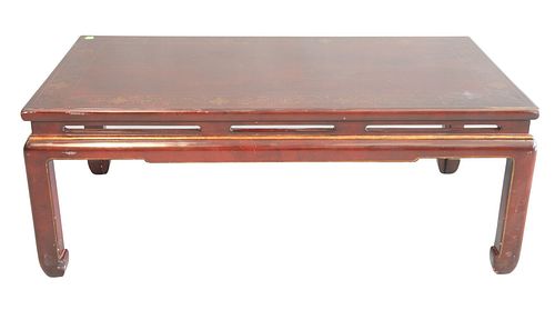 ASIAN STYLE LACQUERED COFFEE TABLE