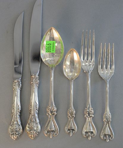 STERLING SILVER FLATWARE TO INCLUDE