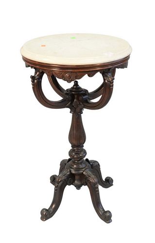 ROUND VICTORIAN STAND WITH WHITE 37a98d