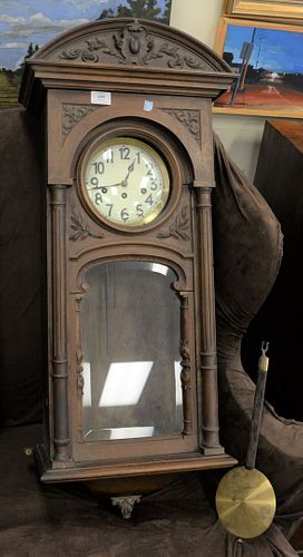 GERMAN WALNUT REGULATOR CLOCK PROVENANCE: