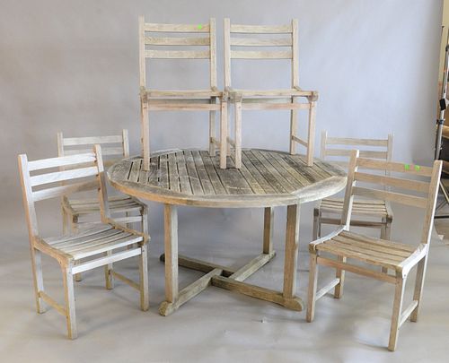 BARLOW TYRIE SEVEN PIECE TEAK SET