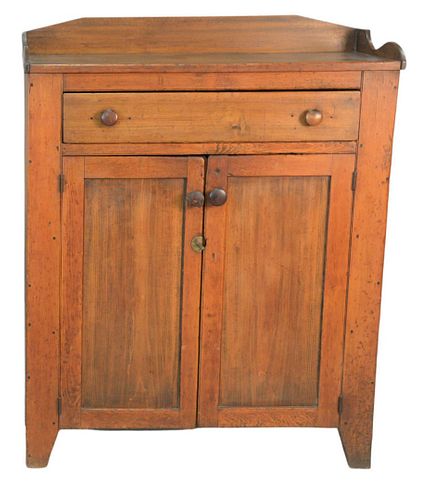 PRIMITIVE CUPBOARD HAVING ONE DRAWER 37aa36