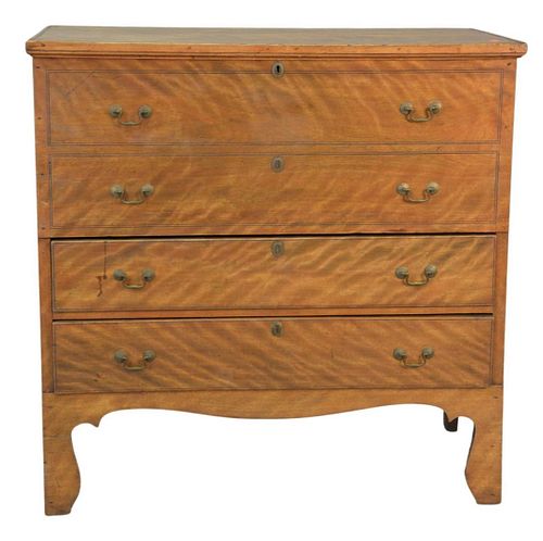 CHIPPENDALE BLANKET CHEST WITH