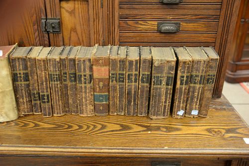 GROUP OF LEATHERBOUND JUDAICA BOOKS  37aa4e