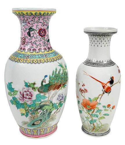 TWO CHINESE REPUBLIC PERIOD PORCELAIN