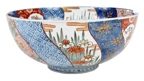 IMARI PORCELAIN PUNCH BOWLJapanese,