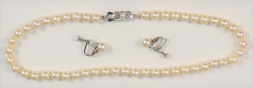 MIKIMOTO THREE PIECE LOT TO INCLUDE