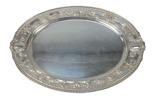 GORHAM STERLING SILVER TRAY REPOUSSE 37abfe