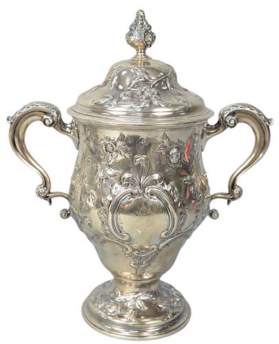 ENGLISH SILVER TWO HANDLED CUP